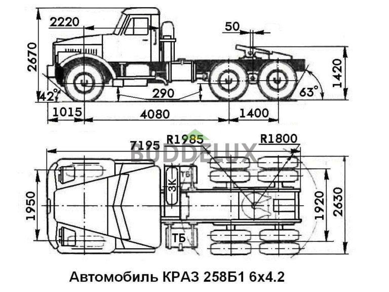 КрАЗ-характеристики-768x576 (1) Аренда автокран 16.5 м 10 тонн КрАЗ-250 КС-3575 6х4