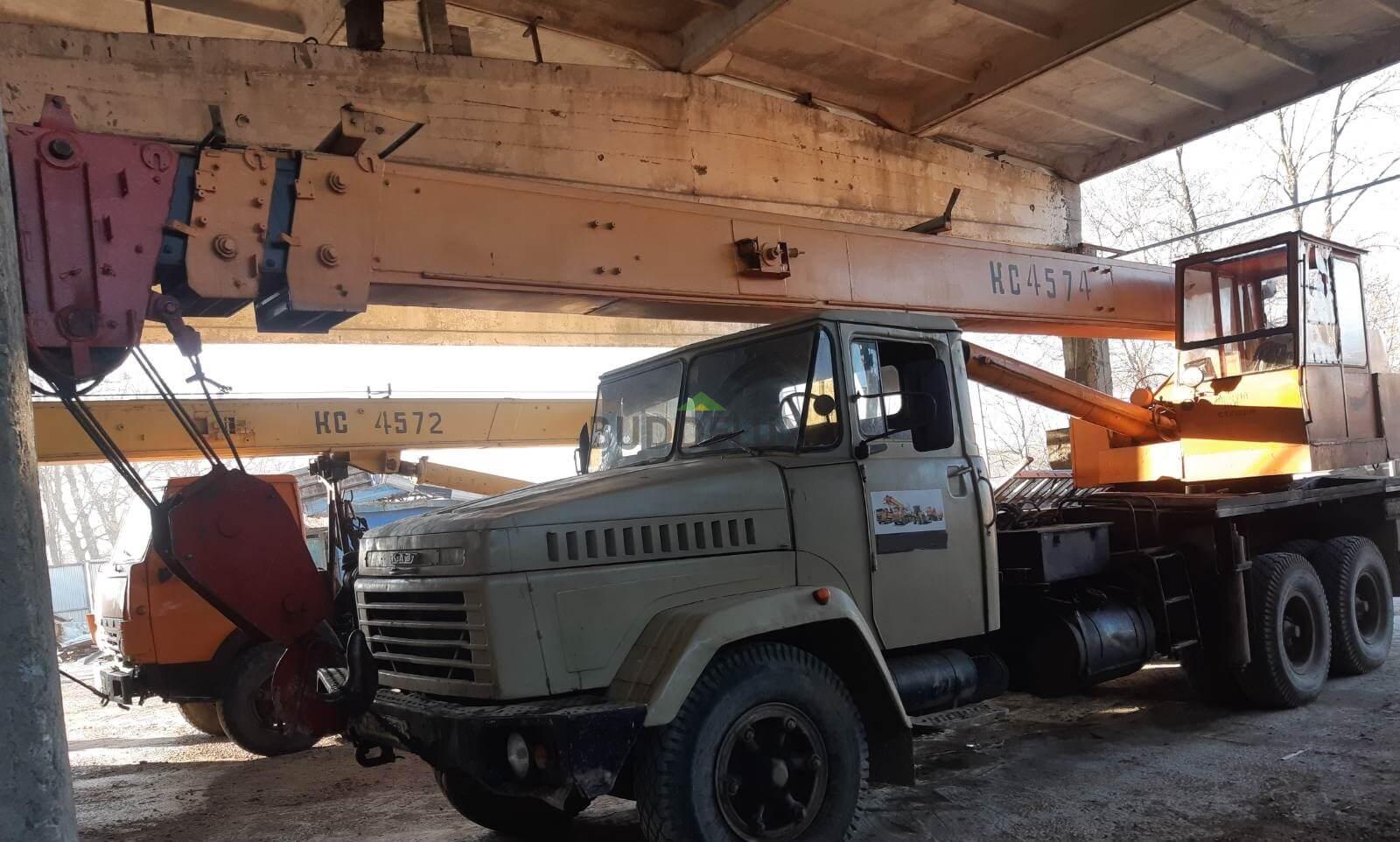 изображение_viber_2022-01-27_11-45-56-759 оренда автокран 22 м 23 тонн КрАЗ-250 КС-4574 6х4