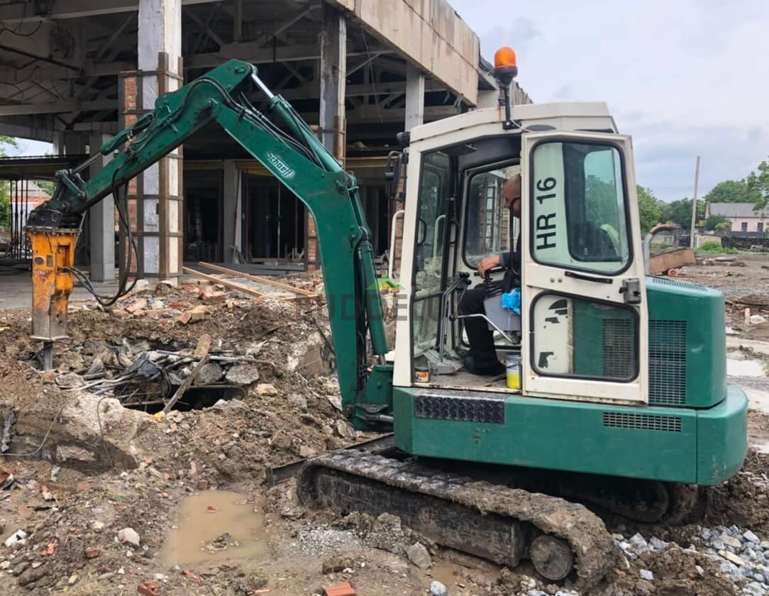 IMG_0061 Аренда мини экскаватор гусеничный с гидромолотом Schaeff HR 16